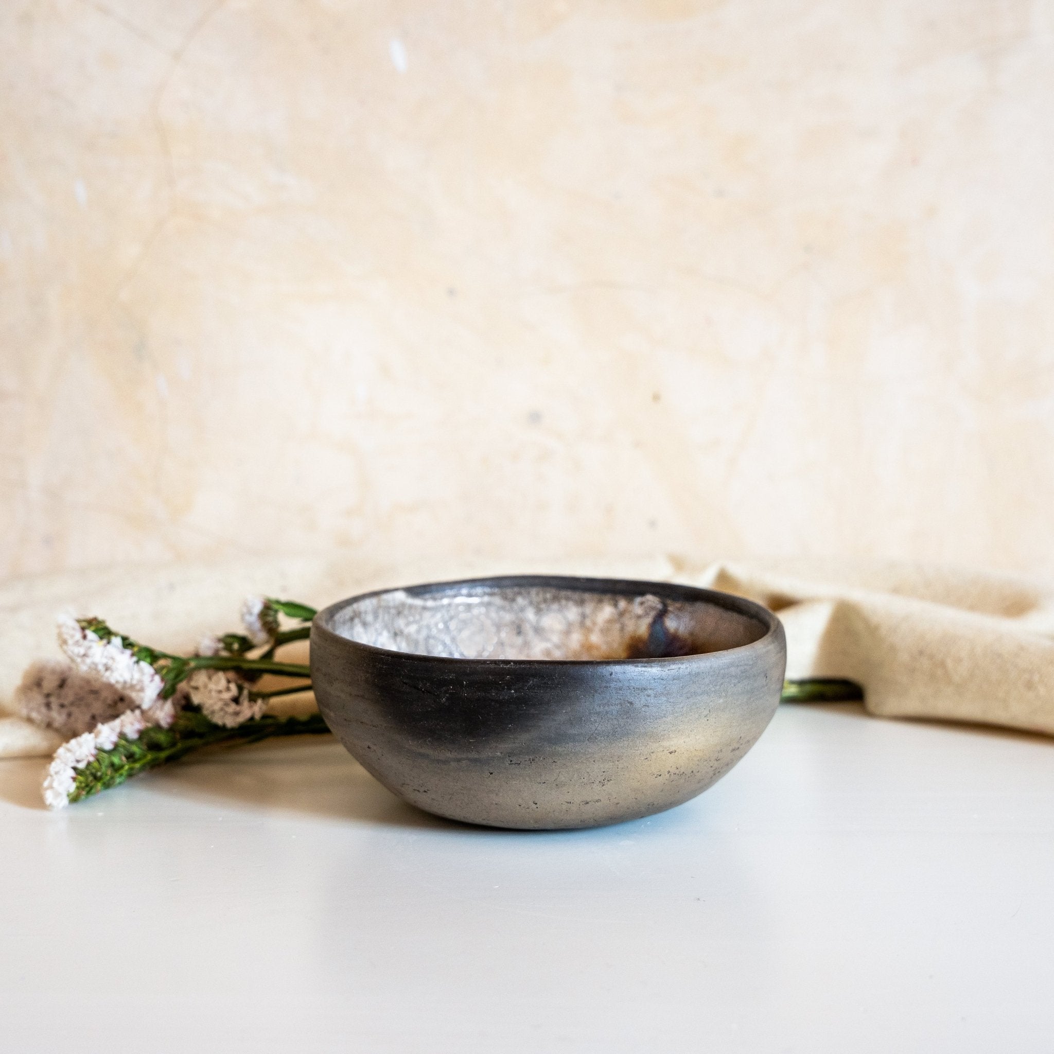 Earthen Ivory Bowl by Francisco Martínez - Wool+Clay