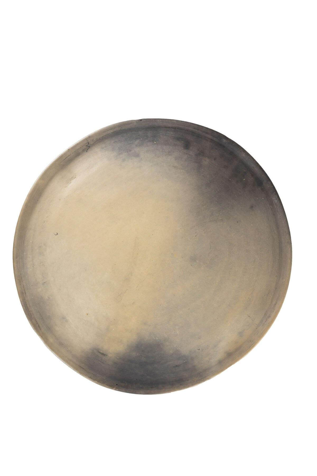 Large Smoked Ceramic Dinner Plate by Francisco Martínez - Wool+Clay