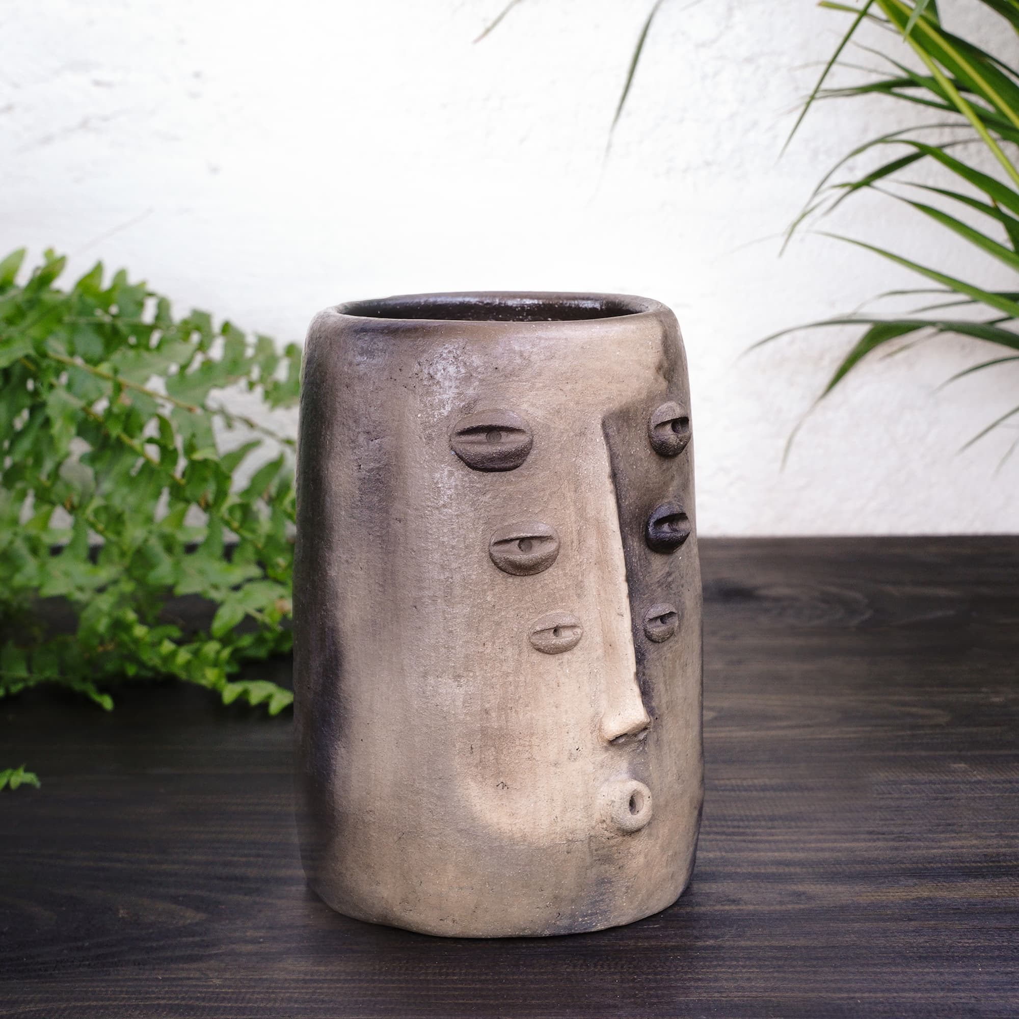 Mystic Tall Vase by Leticia Blanco & Fernando Peguero - Wool+Clay