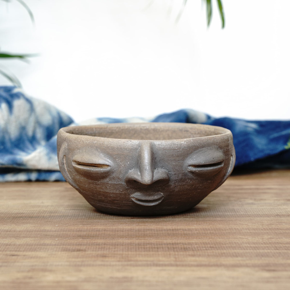 succulent face pot Oaxacan Handmade Succulent Face Planter