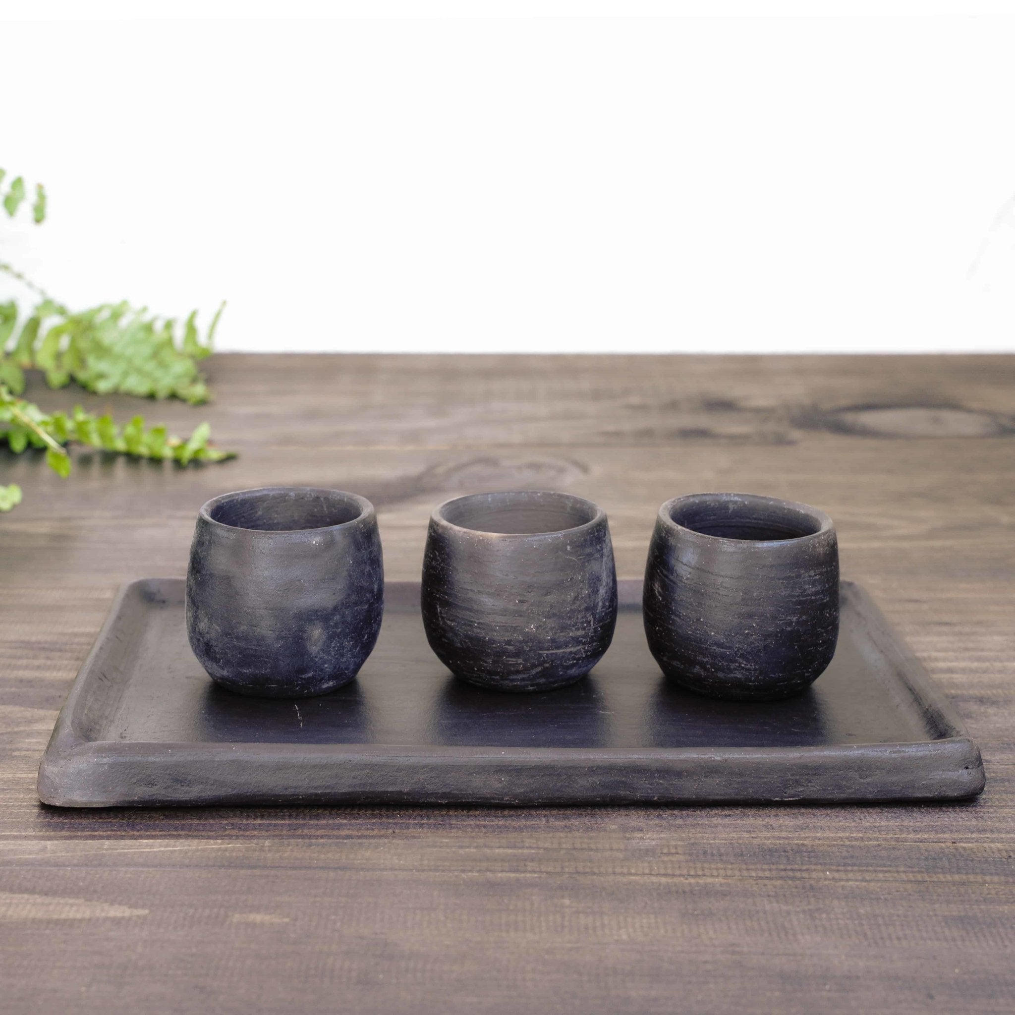 The Blackout Rectangular Platter by Ana María Hernández - Wool+Clay