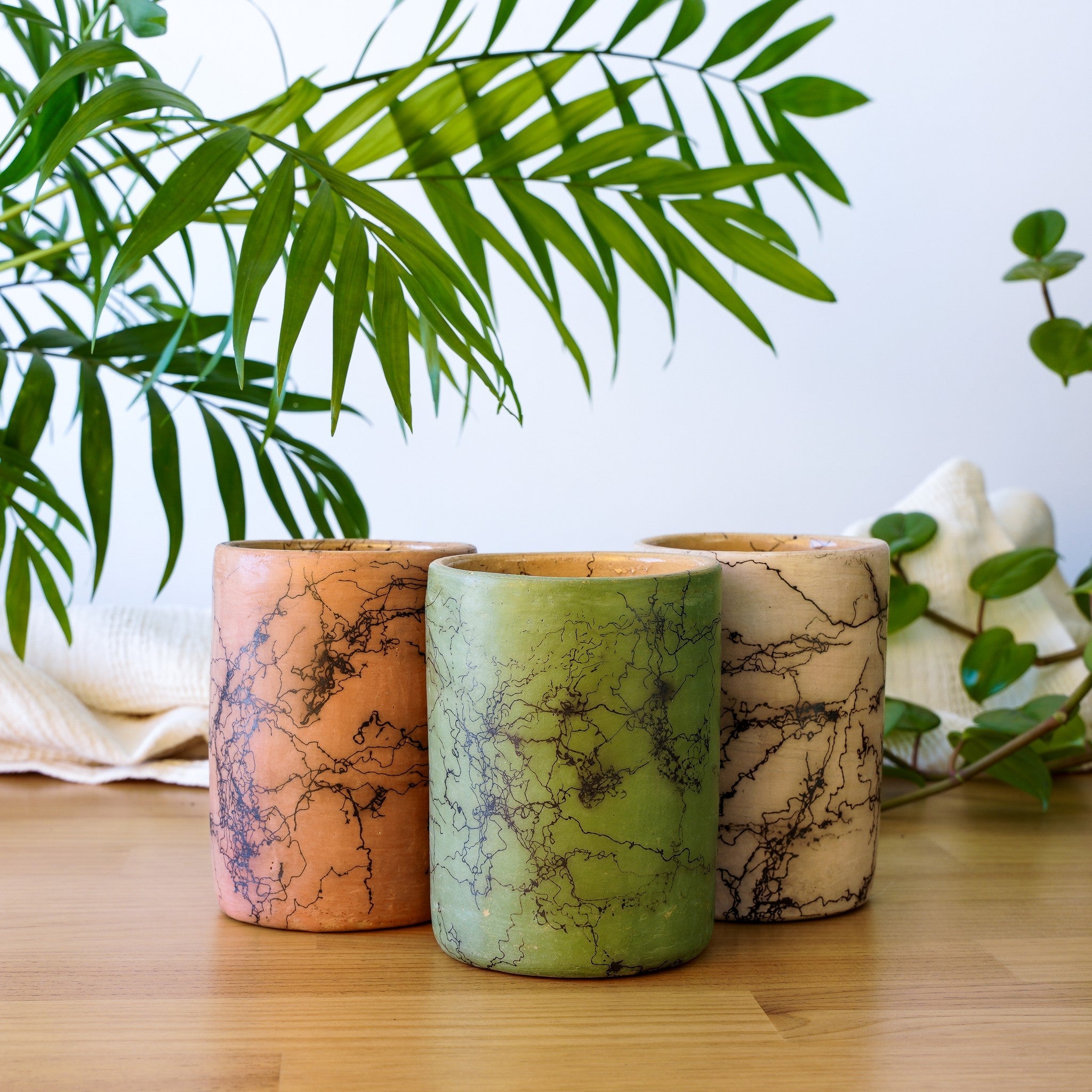 Rooted Handmade Ceramic Mug | Salmon by Adrián Martínez Alarzón - Wool+Clay