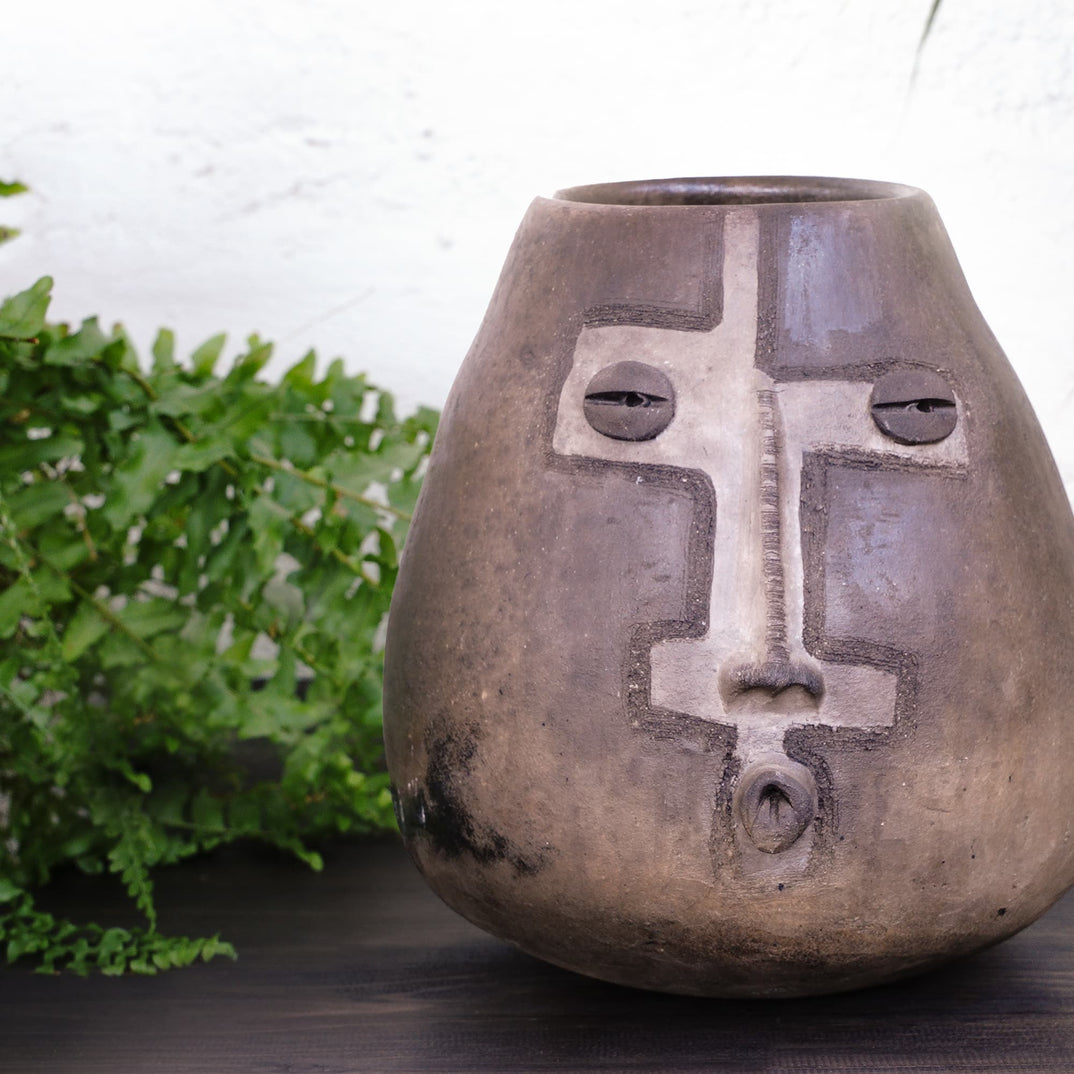 Glyph Art Vase by Leticia Blanco & Fernando Peguero - Wool+Clay