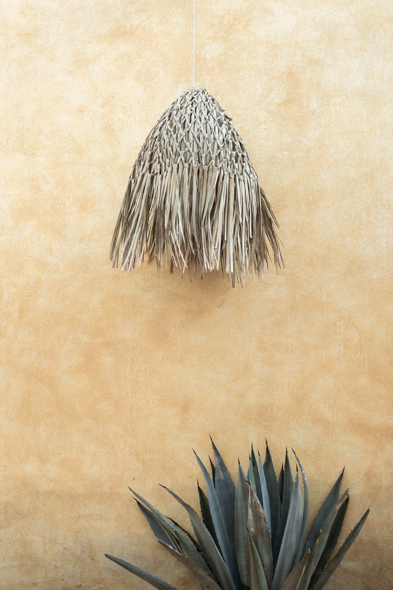 Palm Knotted Lamp Shape by Andrea Garcia - Wool+Clay