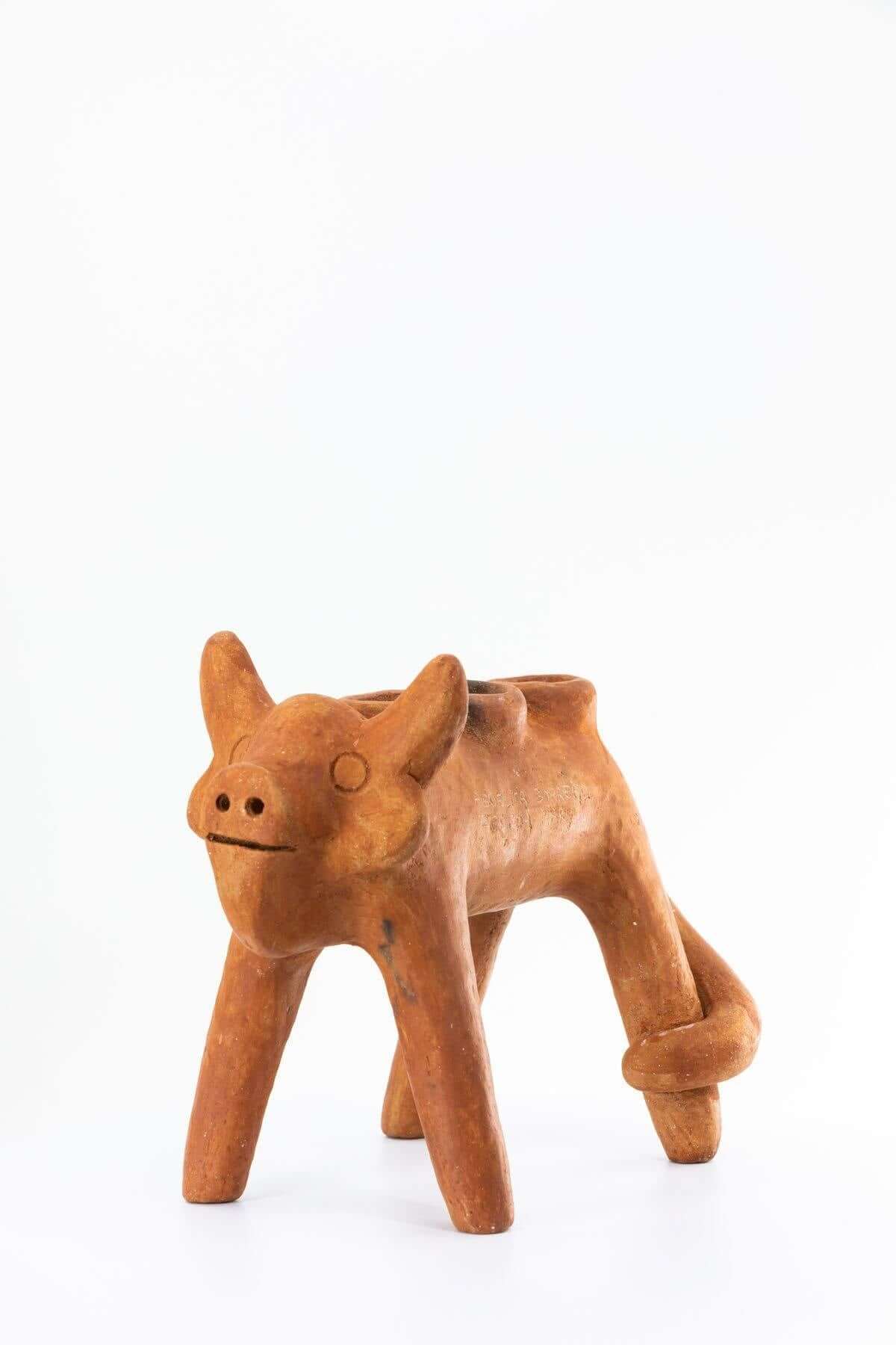 Toro Clay Candle Holder by Andrea Garcia - Wool+Clay